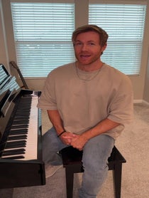 Poster for Birthday video from Ashley Parker Angel