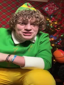 Poster for Holiday video from Buddy The Elf