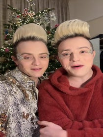 Poster for Birthday video from Jedward