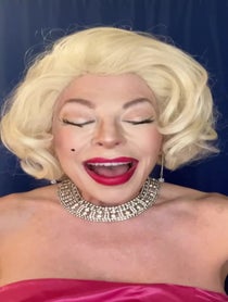 Poster for Birthday video from Marilyn Monroe by denise