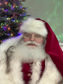 Poster for Holiday video from Santa Claus Jim Kringle