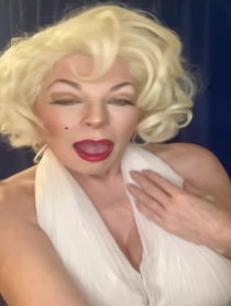 Poster for Birthday video from Marilyn Monroe by denise