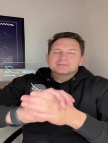 Poster for Birthday video from Captain Joe