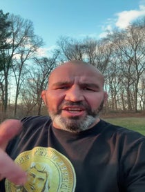 Poster for Birthday video from Glover Teixeira
