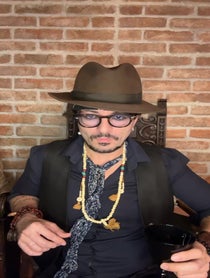 Poster for Birthday video from Johnny Depp Impressionist