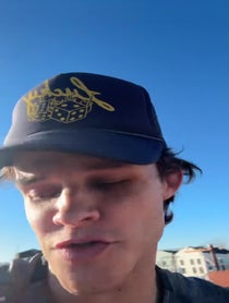 Poster for Birthday video from Curran walters