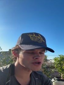 Poster for Birthday video from Curran walters