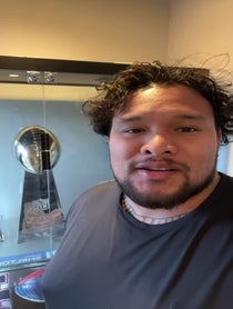 Poster for Hype up the team video from Danny Shelton