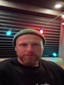 Poster for Holiday video from Chris Llewellyn (Singer - Rend Collective)