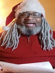 Poster for Holiday video from Dreezy Claus