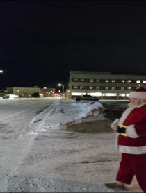 Poster for Pep Talk video from Street Santa Claus