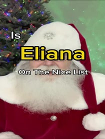 Poster for Holiday video from Santa Claus Jim Kringle