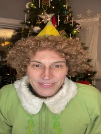 Poster for Holiday video from BUDDY the elf
