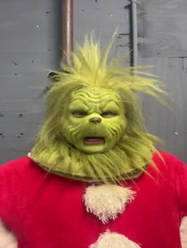 Poster for Holiday video from The Grinch