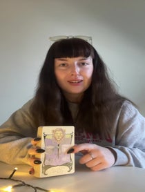 Poster for Tarot reading video from Alex Reads Tarot