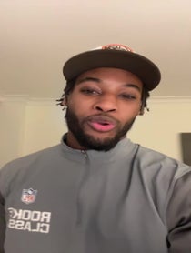 Poster for Pep Talk video from Denzel Ward