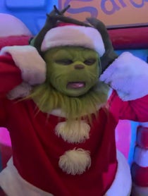 Poster for Holiday video from The Grinch