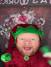 Poster for Holiday video from Christmas Elf