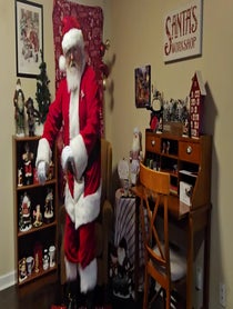 Poster for Pep Talk video from Santa Claus