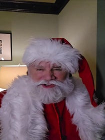 Poster for Holiday video from Santa Claus