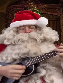 Poster for Holiday video from Santa Messages