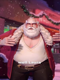 Poster for Holiday video from Santa Claus (Animation)