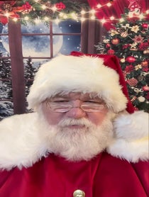 Poster for Holiday video from Santa
