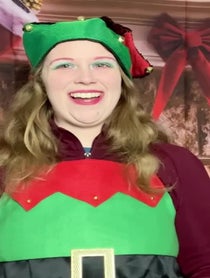 Poster for Holiday video from Holly Twinkletoes Santa Helper