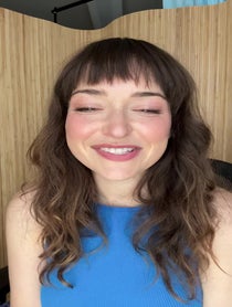 Poster for Pep Talk video from Milana Vayntrub