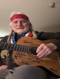 Poster for Holiday video from Willie Nelson Tribute Artist - Terry Johnson