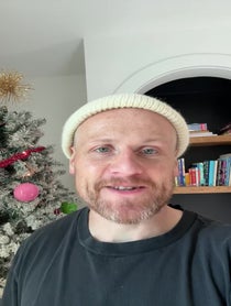 Poster for Holiday video from Chris Llewellyn (Singer - Rend Collective)