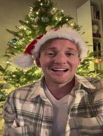 Poster for Holiday video from Daxton and Hayden BLONDIES