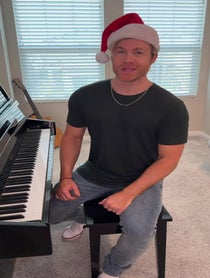 Poster for Holiday video from Ashley Parker Angel