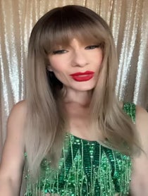 Poster for Birthday video from Taylor Swift Impressionist (singer)