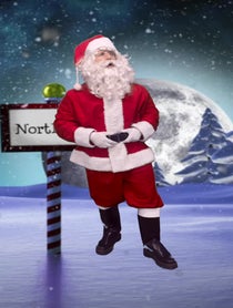 Poster for Holiday video from Stripping Santa