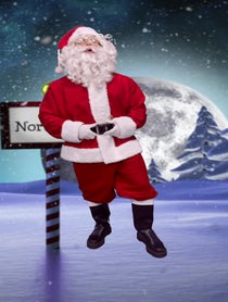 Poster for Holiday video from Stripping Santa