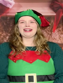 Poster for Pep Talk video from Holly Twinkletoes Santa Helper