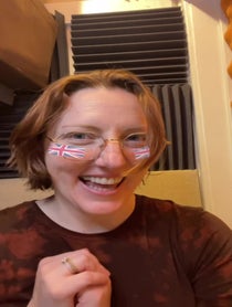 Poster for Birthday video from Caitlin Glass