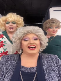 Poster for Birthday video from The Golden Gays