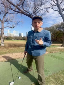 Poster for Holiday video from Nick Trice PGA