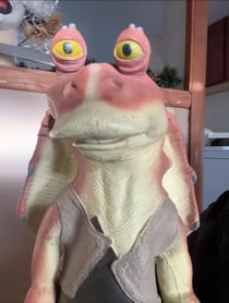 Poster for Holiday video from Meesa Jar Jar Binks