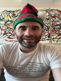 Poster for Holiday video from Aaron Karo