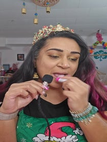 Poster for Holiday video from Pinky Patel