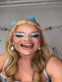 Poster for Holiday video from Kitty Scott-Claus