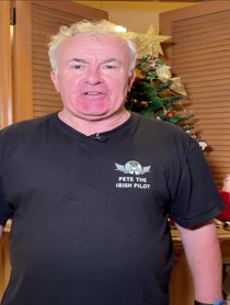 Poster for Holiday video from Pete the Irish Pilot