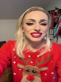 Poster for Holiday video from Marisa Rodriguez (Marisa And The Moths)