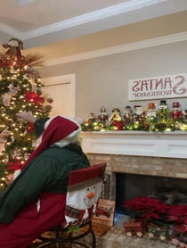 Poster for Holiday video from Santa Claus