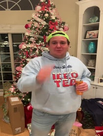 Poster for Holiday video from Sea Isle Spiked Iced Tea Guy