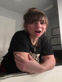 Poster for Holiday video from Gabbie Hanna