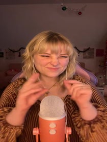 Poster for Holiday video from Maddie Leigh ASMR